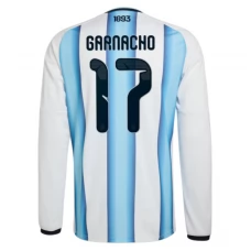 Argentinien Garnacho 17 Heimtrikot WM 2026 Langarm
