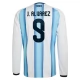 Argentinien J.Alvarez 9 Heimtrikot WM 2026 Langarm