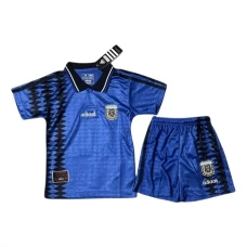 Argentinien Retro Auswärts Trikot Set Kinder 1994 Argentinien Retro Auswärts Trikot Set Kinder 1994