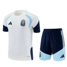 Argentinien Trainingstrikot + Shorts 2026-27 Weiß