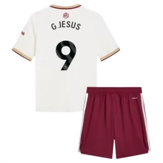 Arsenal G.Jesus 9 Ausweich Trikotsatz Kinder 2025-26