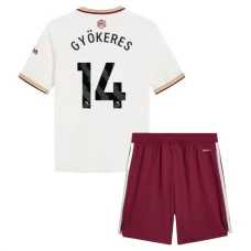 Arsenal Gyökeres 14 Ausweich Trikot Set Kinder 2025-26 Arsenal Gyökeres 14 Ausweich Trikot Set Kinder 2025-26