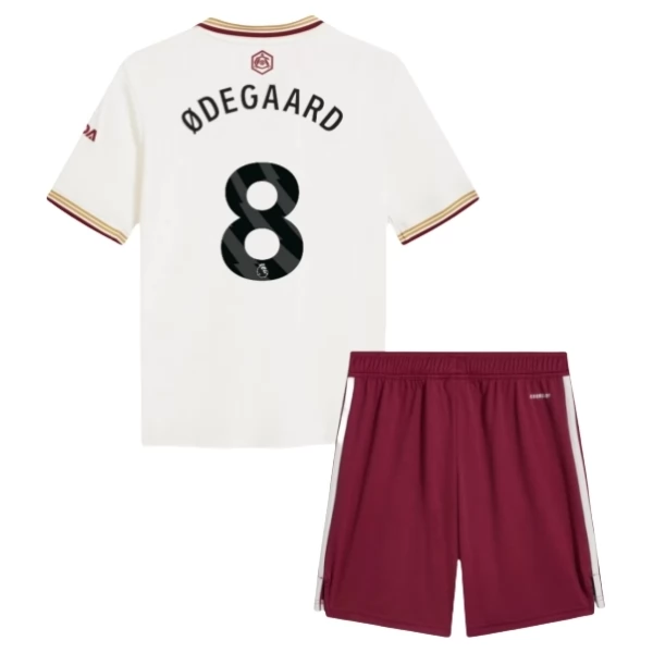 Arsenal Ødegaard 8 Ausweich Trikot Set Kinder 2025-26 Arsenal Ødegaard 8 Ausweich Trikot Set Kinder 2025-26