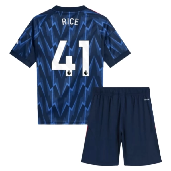 Arsenal Rice 41 Auswärts Trikotsatz Kinder 2025-26 Arsenal Rice 41 Auswärts Trikotsatz Kinder 2025-26