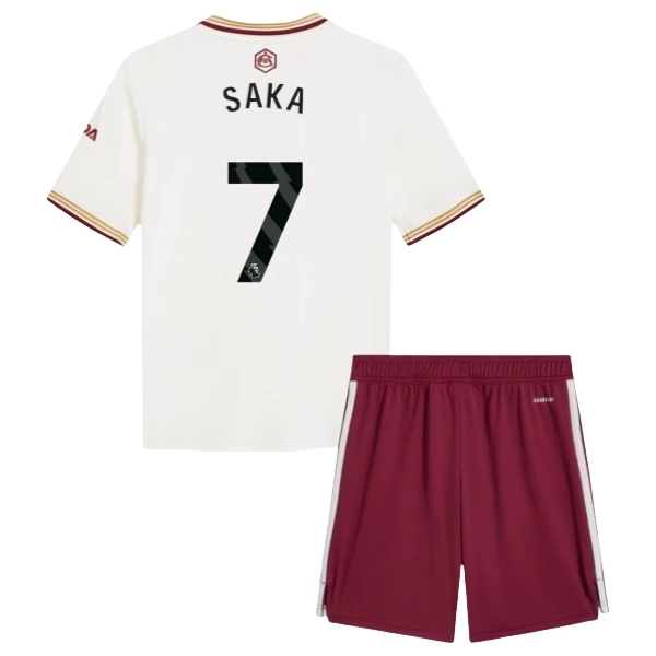 Arsenal Saka 7 Ausweich Trikot Set Kinder 2025-26 Arsenal Saka 7 Ausweich Trikot Set Kinder 2025-26