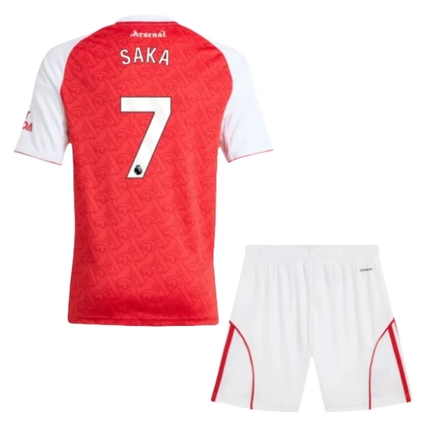 Arsenal Saka 7 Heim Trikot Set Kinder 2025-26 Arsenal Saka 7 Heim Trikot Set Kinder 2025-26