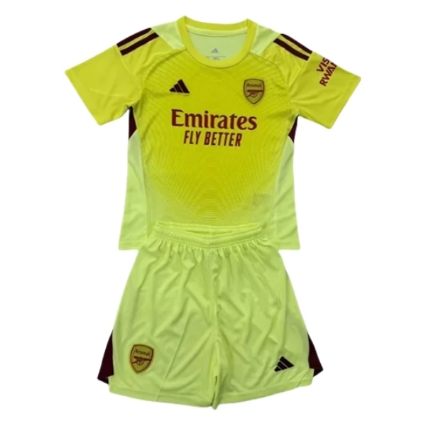 Arsenal Torwart Heim Trikot Set Kinder 2025-26 Arsenal Torwart Heim Trikot Set Kinder 2025-26