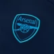 Arsenal Trainingsanzug 2025-26 - 1-4 Zip Blau