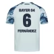 Bayer 04 Leverkusen Fernández 6 Auswärtstrikot 2026-27 Bayer 04 Leverkusen Fernández 6 Auswärtstrikot 2026-27