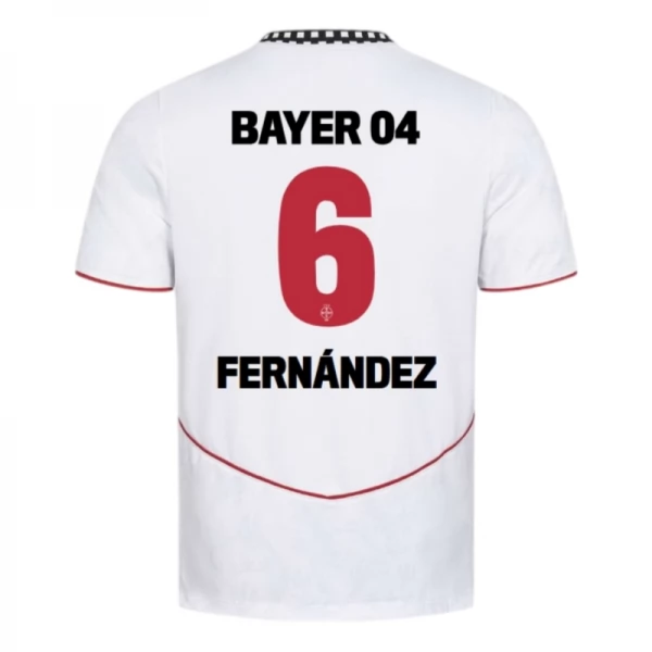 Bayer 04 Leverkusen Fernández 6 Ausweichtrikot 2026-27 Bayer 04 Leverkusen Fernández 6 Ausweichtrikot 2026-27