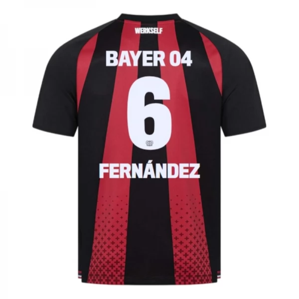 Bayer 04 Leverkusen Fernández 6 Heimtrikot 2026-27 Bayer 04 Leverkusen Fernández 6 Heimtrikot 2026-27