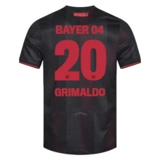 Bayer 04 Leverkusen Grimaldo 20 Heimtrikot 2025-26 Bayer 04 Leverkusen Grimaldo 20 Heimtrikot 2025-26