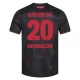Bayer 04 Leverkusen Grimaldo 20 Heimtrikot 2025-26