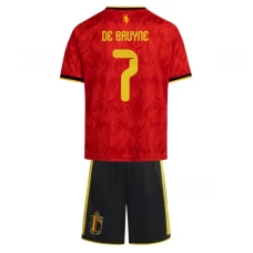 Belgium De Bruyne 7 Heim Trikotsatz Kinder WM 2026