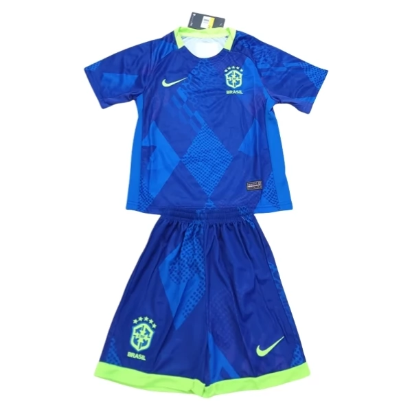 Brasilien Auswärts Trikot Set Kinder 2025 Brasilien Auswärts Trikot Set Kinder 2025