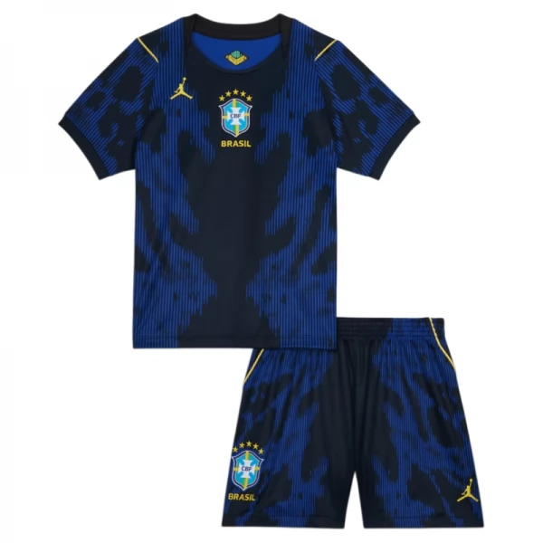 Brasilien Auswärts Trikot Set Kinder WM 2026 Brasilien Auswärts Trikot Set Kinder WM 2026