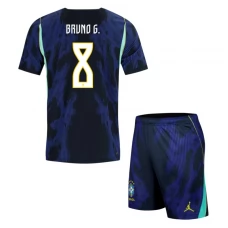 Brasilien Bruno G. 8 Auswärts Trikotsatz Kinder WM 2026