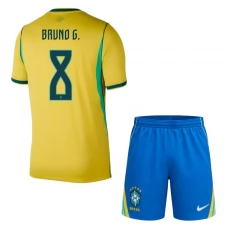 Brasilien Bruno G. 8 Heim Trikotsatz Kinder WM 2026