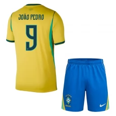 Brasilien João Pedro 9 Heim Trikotsatz Kinder WM 2026