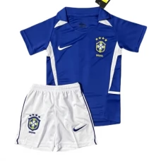 Brasilien Retro Auswärts Trikot Set Kinder 2002 Brasilien Retro Auswärts Trikot Set Kinder 2002