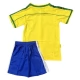 Brasilien Retro Heim Trikot Set Kinder 1998
