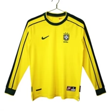 Brasilien Retro Heimtrikot 1998 Langarm Brasilien Retro Heimtrikot 1998 Langarm