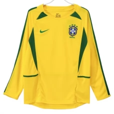 Brasilien Retro Heimtrikot 2002 Langarm Brasilien Retro Heimtrikot 2002 Langarm