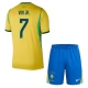 Brasilien Vini Jr. 7 Heim Trikotsatz Kinder WM 2026
