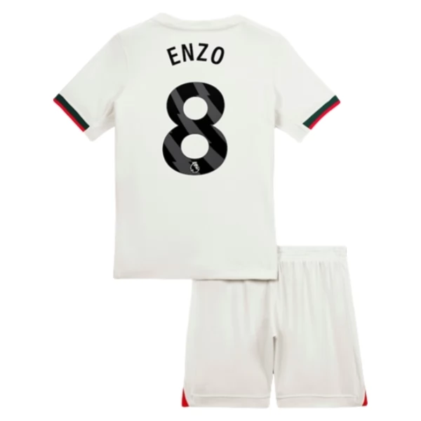 Chelsea Enzo 8 Auswärts Trikot Set Kinder 2025-26 Chelsea Enzo 8 Auswärts Trikot Set Kinder 2025-26