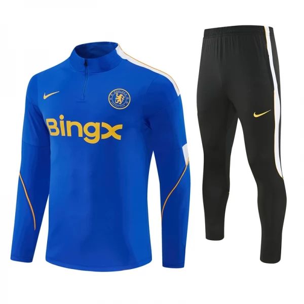 Chelsea Trainingsanzug 2026-27 - 1-4 Zip Blau Chelsea Trainingsanzug 2026-27 - 1-4 Zip Blau