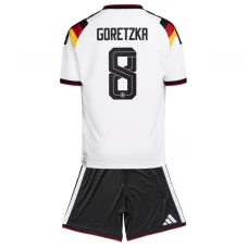Deutschland Goretzka 8 Heim Trikotsatz Kinder WM 2026