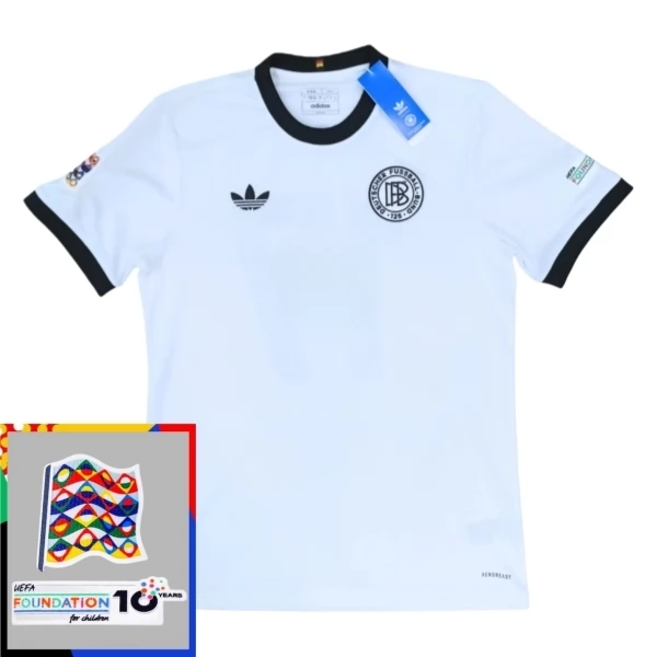 Deutschland Heimtrikot 2025 125 Jubiläum UEFA Nations League Patch Deutschland Heimtrikot 2025 125 Jubiläum UEFA Nations League Patch