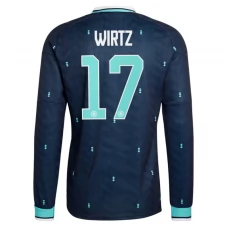 Deutschland Wirtz 17 Auswärtstrikot WM 2026 Langarm