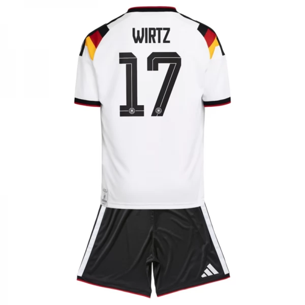 Deutschland Wirtz 17 Heim Trikot Set Kinder WM 2026 Deutschland Wirtz 17 Heim Trikot Set Kinder WM 2026