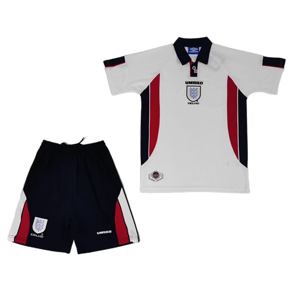 England Retro Heim Trikot Set Kinder 1998 England Retro Heim Trikot Set Kinder 1998