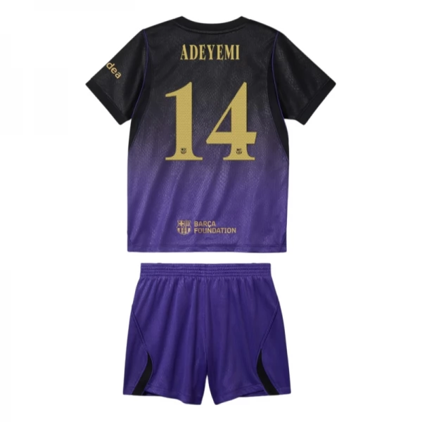 FC Barcelona Adeyemi 14 Auswärts Trikot Set Kinder 2026-27 FC Barcelona Adeyemi 14 Auswärts Trikot Set Kinder 2026-27