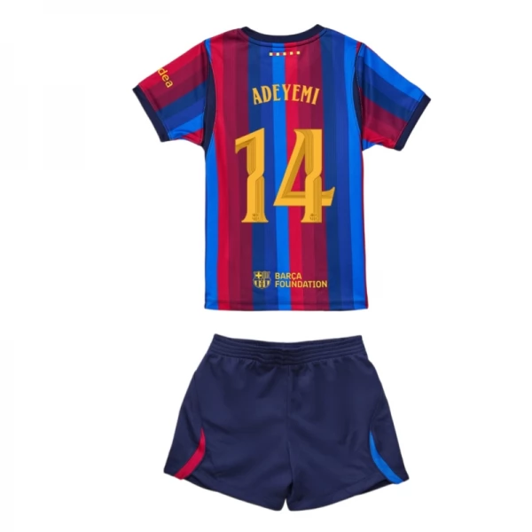 FC Barcelona Adeyemi 14 Heim Trikot Set Kinder 2026-27 FC Barcelona Adeyemi 14 Heim Trikot Set Kinder 2026-27