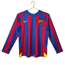 FC Barcelona Champions League Retro Heimtrikot 2005-06 Langarm