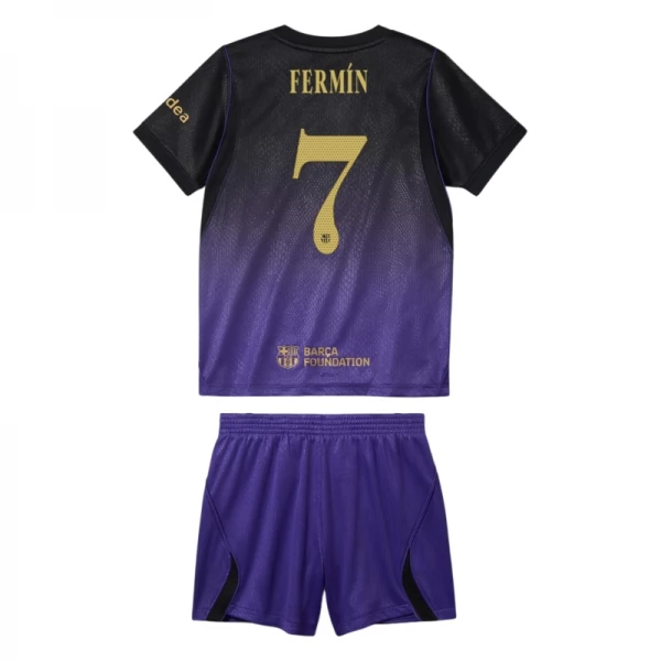 FC Barcelona Fermín 7 Auswärts Trikot Set Kinder 2026-27 FC Barcelona Fermín 7 Auswärts Trikot Set Kinder 2026-27