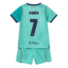 FC Barcelona Fermín 7 Ausweich Trikot Set Kinder 2026-27 FC Barcelona Fermín 7 Ausweich Trikot Set Kinder 2026-27