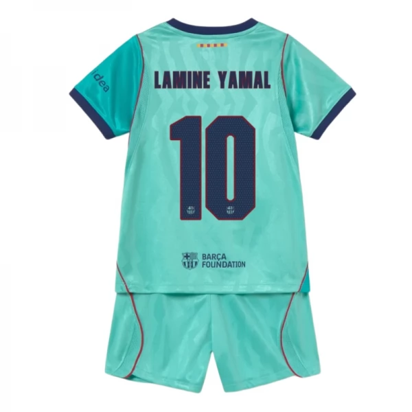 FC Barcelona Lamine Yamal 10 Ausweich Trikot Set Kinder 2026-27 FC Barcelona Lamine Yamal 10 Ausweich Trikot Set Kinder 2026-27