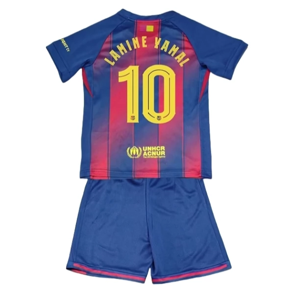 FC Barcelona Lamine Yamal 10 Heim Trikot Set Kinder 2025-26 FC Barcelona Lamine Yamal 10 Heim Trikot Set Kinder 2025-26