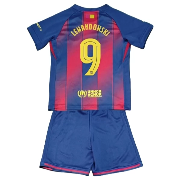 FC Barcelona Lewandowski 9 Heim Trikot Set Kinder 2025-26 FC Barcelona Lewandowski 9 Heim Trikot Set Kinder 2025-26