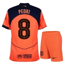 FC Barcelona Pedri 8 Ausweich Trikot Set Kinder 2025-26 FC Barcelona Pedri 8 Ausweich Trikot Set Kinder 2025-26