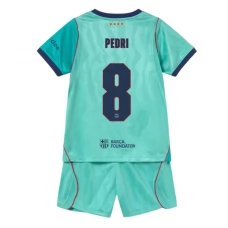 FC Barcelona Pedri 8 Ausweich Trikot Set Kinder 2026-27 FC Barcelona Pedri 8 Ausweich Trikot Set Kinder 2026-27