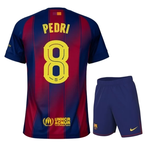 FC Barcelona Pedri 8 Heim Trikot Set Kinder 2025-26 FC Barcelona Pedri 8 Heim Trikot Set Kinder 2025-26