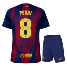 FC Barcelona Pedri 8 Heim Trikotsatz Kinder 2025-26