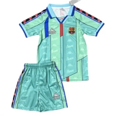 FC Barcelona Retro Auswärts Trikot Set Kinder 1996-97 FC Barcelona Retro Auswärts Trikot Set Kinder 1996-97