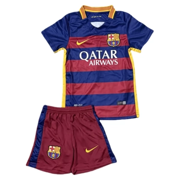 FC Barcelona Retro Heim Trikot Set Kinder 2015-16 FC Barcelona Retro Heim Trikot Set Kinder 2015-16