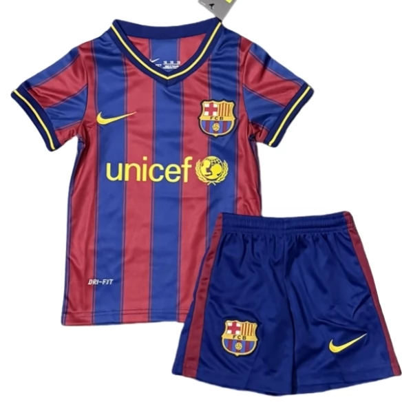 FC Barcelona Retro Heim Trikotsatz Kinder 2009-10 FC Barcelona Retro Heim Trikotsatz Kinder 2009-10